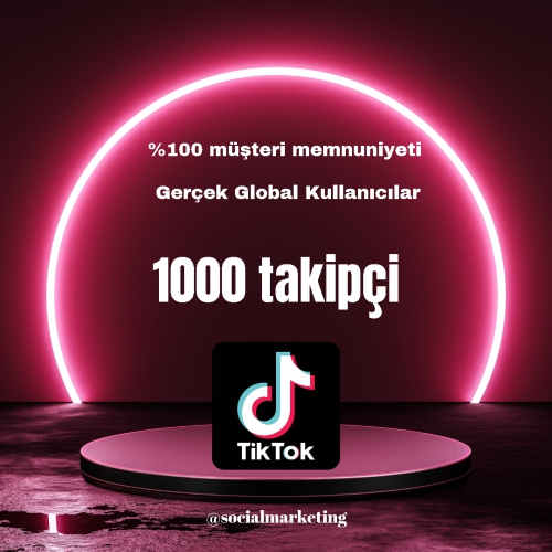  TikTok Takipçi  Günde 10K-20K  Gerçek Global Kullanıcılar  100 Organik